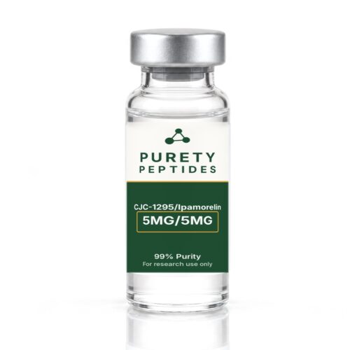 CJC-1295/Ipamorelin 5MG/5MG product vial - PureTy Peptides, for research use only