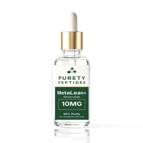 MetaLean+ 10MG product vial - PureTy Peptides, for research use only