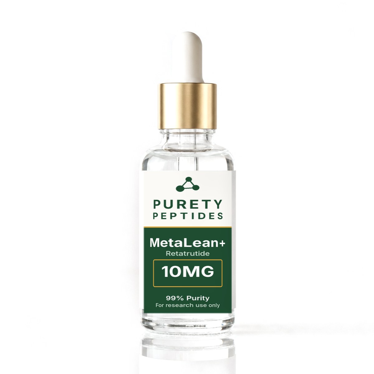 MetaLean+ 10MG product vial - PureTy Peptides, for research use only