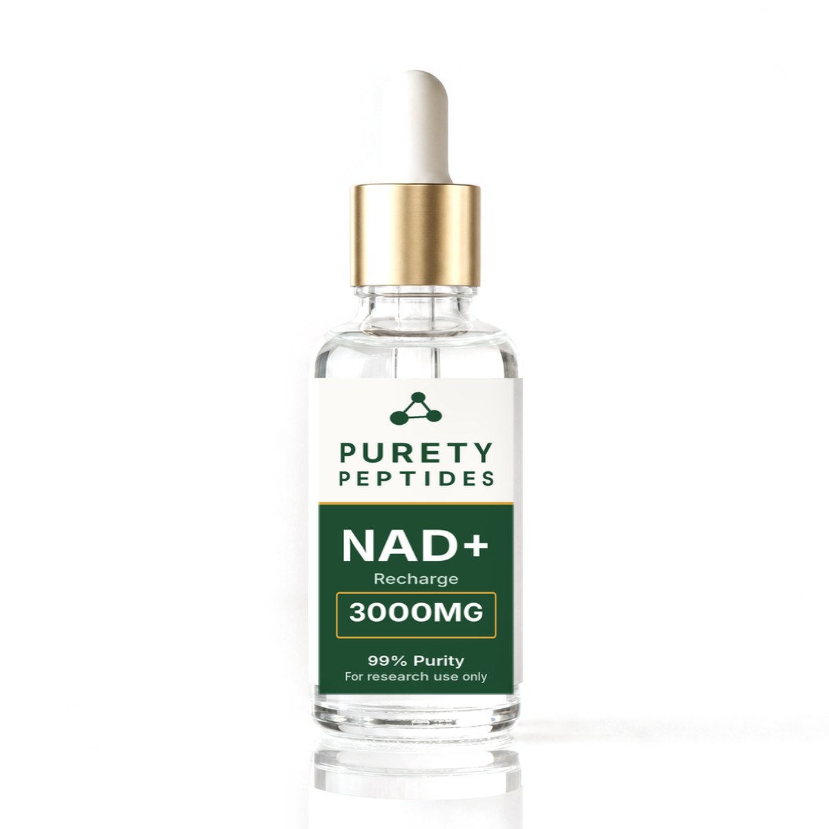 NAD+ 3000MG product vial - PureTy Peptides, for research use only