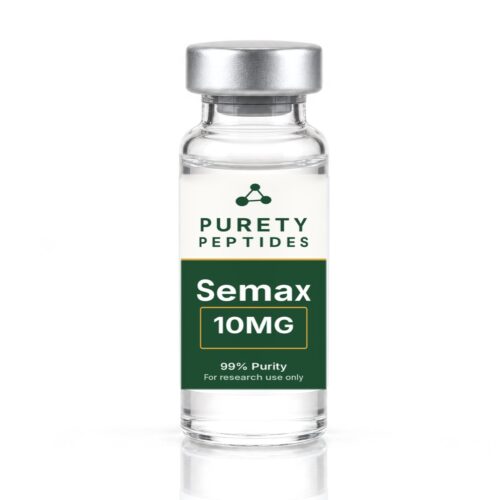 Semax 10MG product vial - PureTy Peptides, for research use only