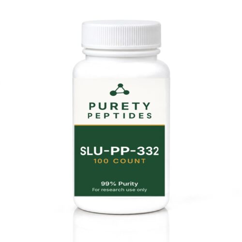 SLU-PP-332 product vial - PureTy Peptides, for research use only