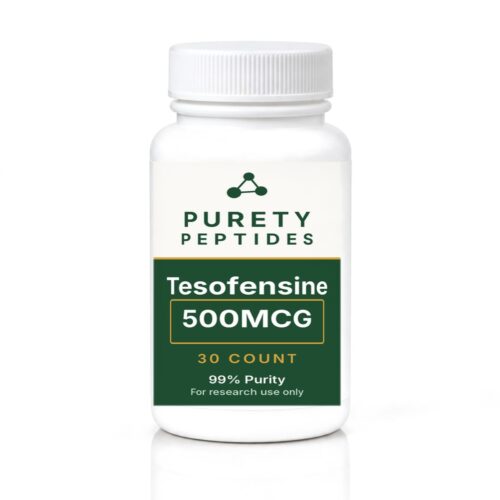 Tesofensine 500MCG product vial - PureTy Peptides, for research use only